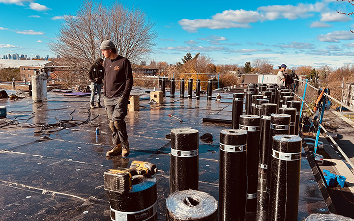 Elastomeric membrane Montreal